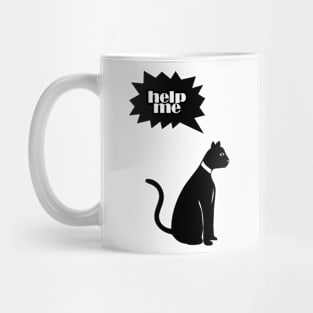 cat help me Mug